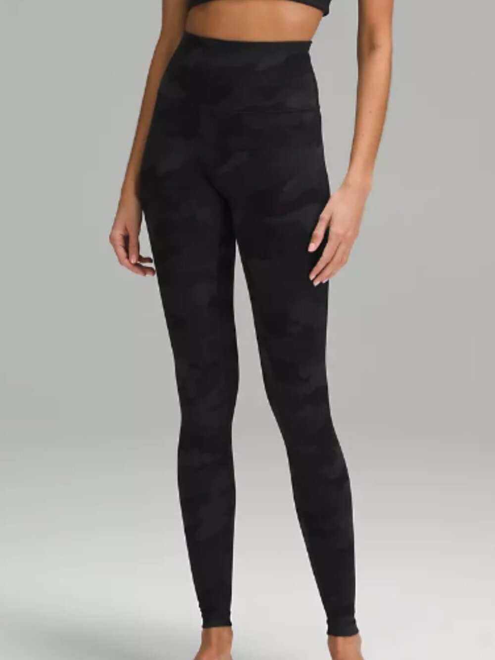 Lululemon Align High-Rise Pant 28” Camo Black | Size 4